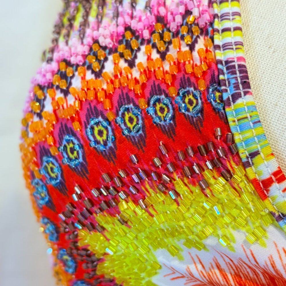 Sunbeam Utopia Beaded Halter Bikini Top - Picture 9 of 15
